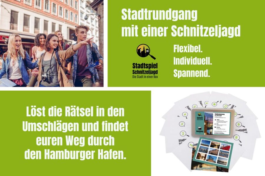 Hamburg: Scavenger Hunt Self-Guided Tour around the port - Starting at Kornhaus Bridge and the Fleetschlösschen