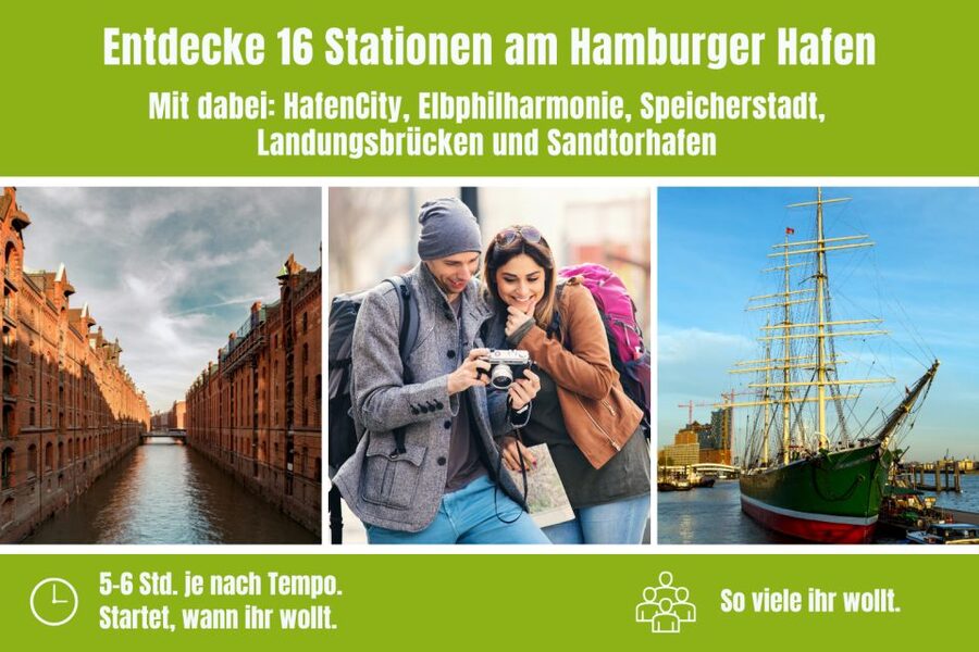 Hamburg: Scavenger Hunt Self-Guided Tour around the port - What arrives in the scavenger hunt box