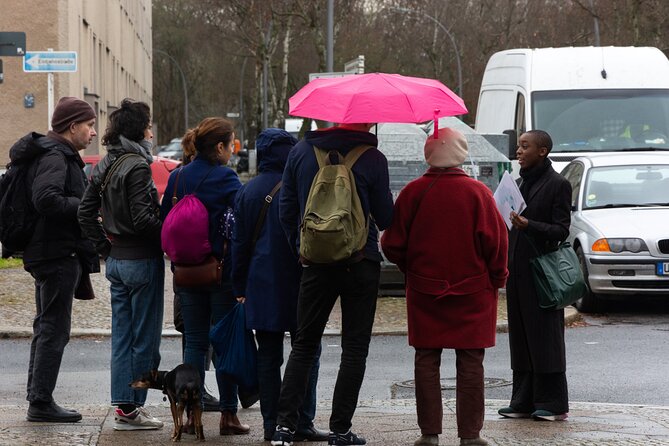 Historical city tour in the African Quarter in Berlin - Anna-Mungunda-Allee and the question of Petersallee