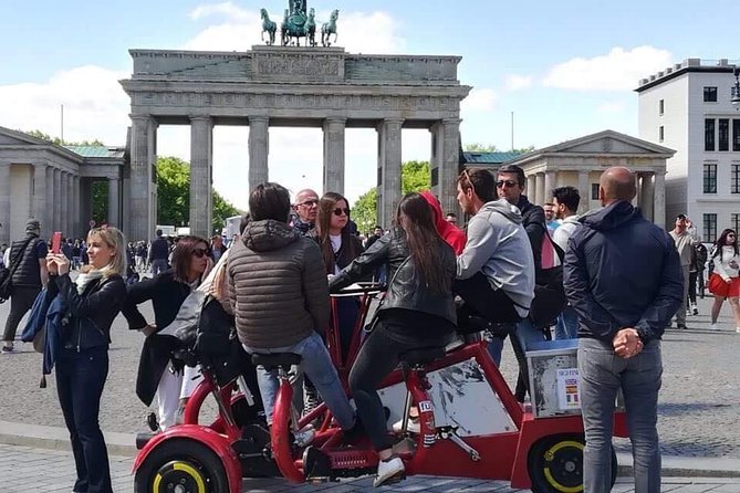 Jetbike Berlin fun bike beer bike - The Holocaust Memorial: a serious first stop