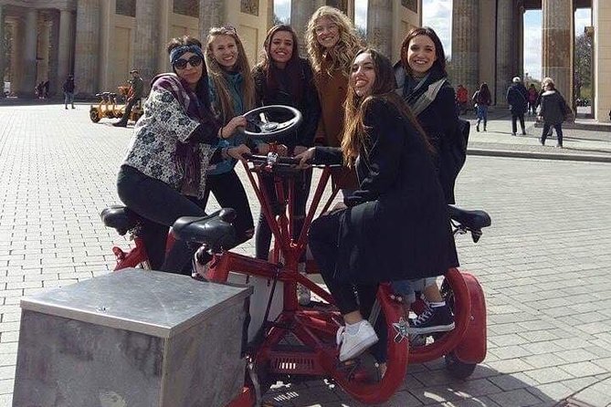 Jetbike Berlin fun bike beer bike - Potsdamer Platz, from divided ground to modern Berlin
