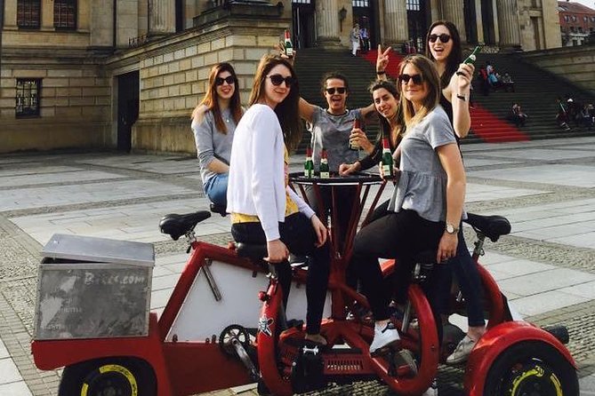Jetbike Berlin fun bike beer bike - Checkpoint Charlie and the Cold War crossing