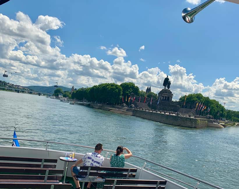 Koblenz: 2-Hour Sightseeing Cruise on the Rhine - Königsstuhl at Rhens and the turn at Marksburg