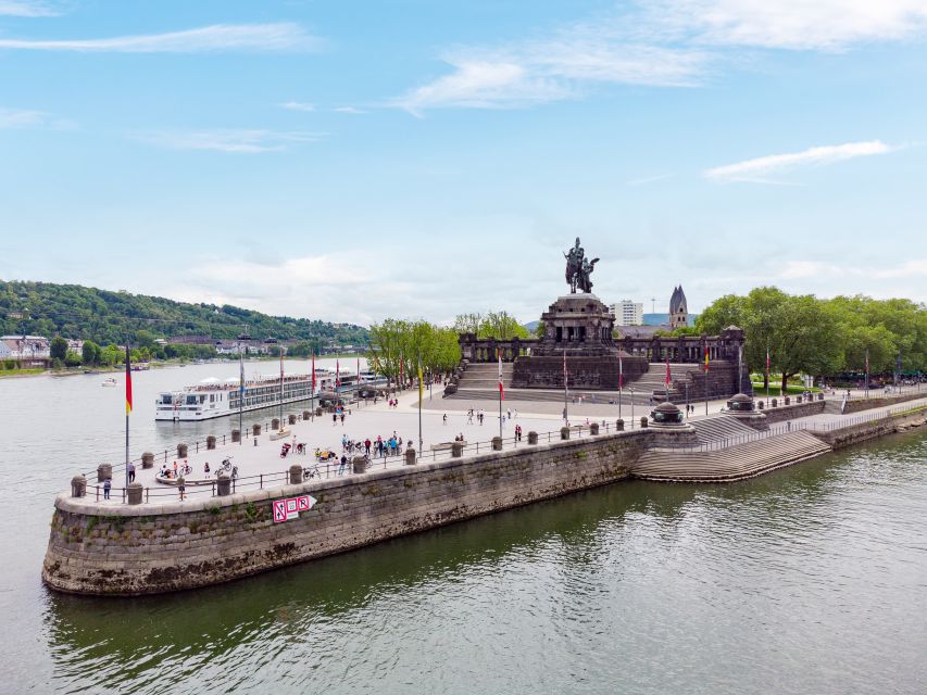 Koblenz: Old Town Sightseeing Cruise along the Rhine - Deutsches Eck and the meeting of two rivers