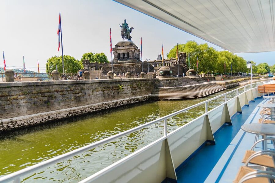 Koblenz: Panoramic Cruise on Moselle River to Winningen - Wine on board and the mood of the boat