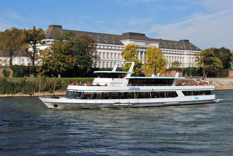 Koblenz: Rhine Valley Castles and Palaces Boat Tour - Martinsburg, wine villages, and the river view