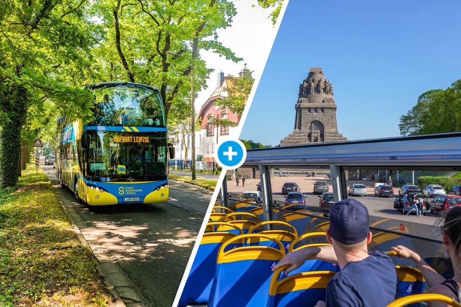Leipzig: 13-Stop Hop-on/Hop-off Bus Ticket - From the main station to the zoo