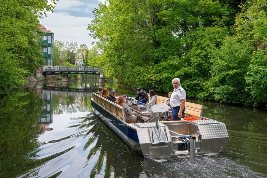 Leipzig: 2-hour Auwald Motorboat Tour - Along the Elster flood bed to Scheibenholz