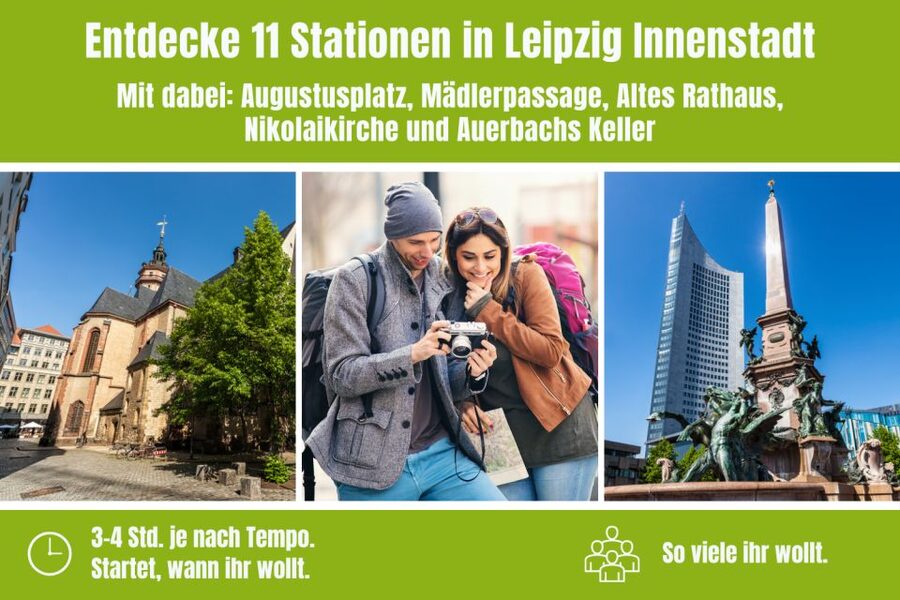 Leipzig City Centre: Scavenger Hunt Self-Guided Tour - St. Thomas Church and Johann Sebastian Bach
