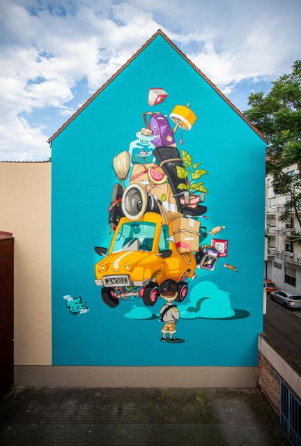 Mannheim: Guided Street Art Walking Tour - Mannheim’s Stadt.Wand.Kunst turns façades into public art