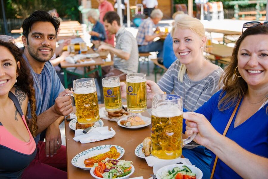 Munich: Bike Tour with Beer Garden Break - Eisbachwelle: Munich’s famous river surfers