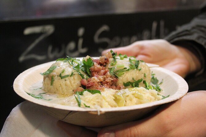 Munich Christmas Market Food Tour with Tastings - Glühweinoase brings a smaller local pause