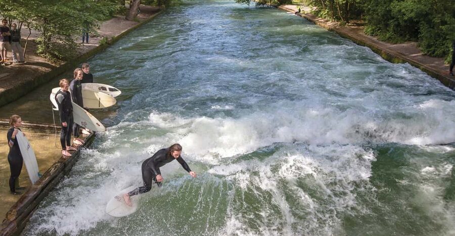 Munich: Eisbachwelle River Surfing Experience - Meeting Max beside the city’s famous wave