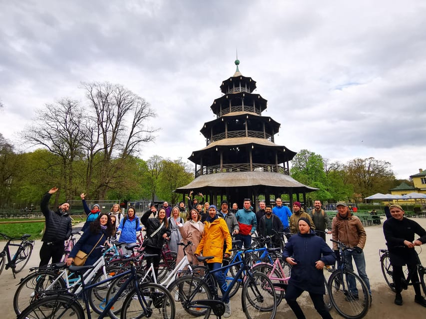 Munich: Mini Classic Bike Tour with Beer Garden Stop at 4 PM - The Residenz from the outside and inside the story