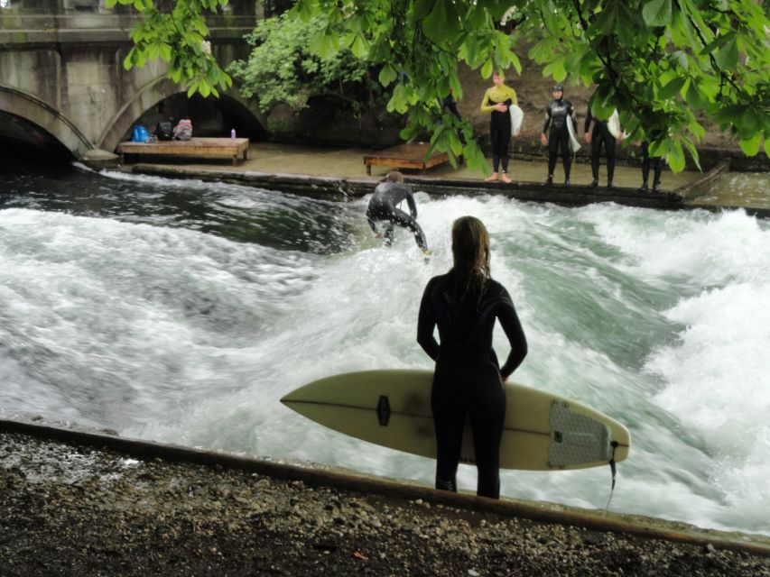 Munich Surf Experience Surfing In Munich Eisbach River Wave - Meeting Max near Altstadt-Lehel