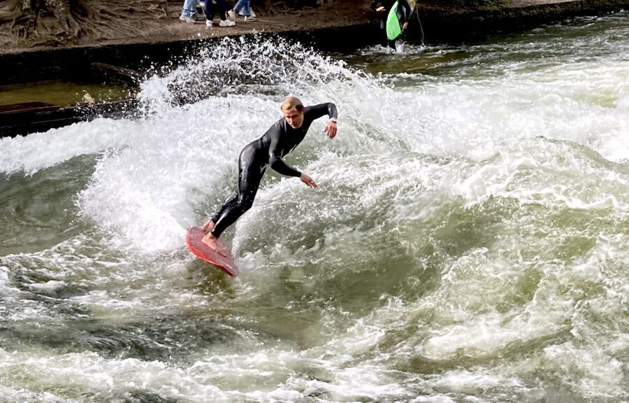 Munich Surf Experience Surfing In Munich Eisbach River Wave - Is the Eisbachwelle worth $131?