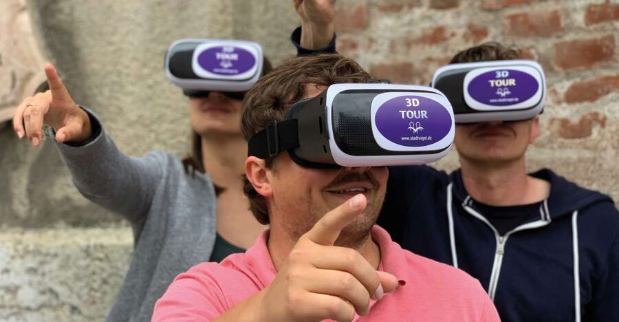 Munich: Walking Tour Old Town 3D VR Tour in GERMAN - What the 3D glasses actually show