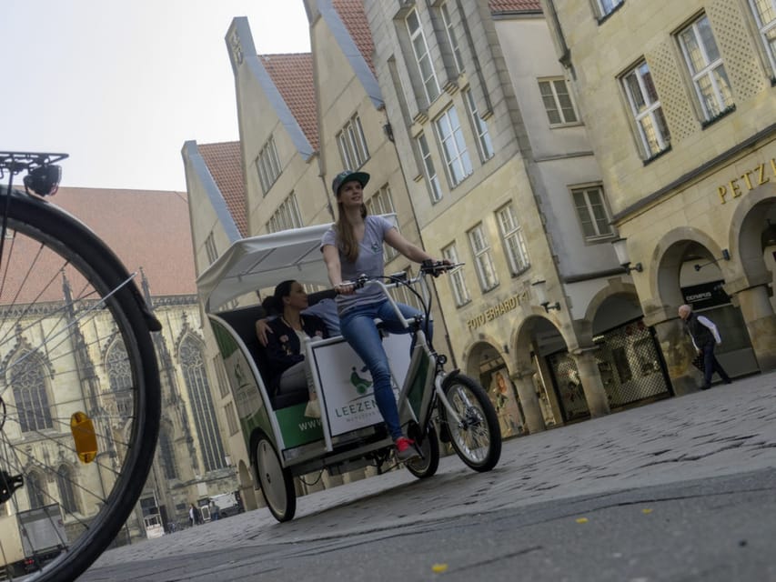 Münster: Beer Tasting Rickshaw Tour - Starting at the Old City Hall