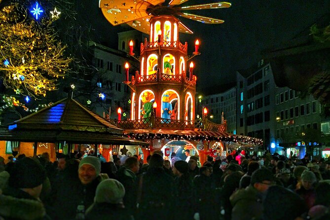 Original Munich Christmas Market Tour with Festive Wine and Food - The Residenz courtyard and Munich’s Christmas Village