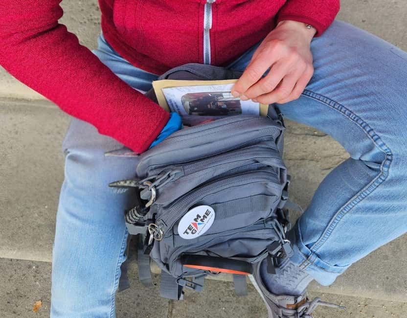 Outdoor Escape Game with puzzle backpack Bamberg: The Secret of the Horseman - Three hours outside: plan for the real conditions