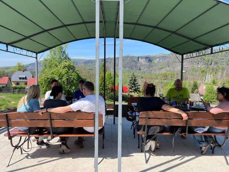 Prague: Escape the City - Bohemian & Saxon Switzerland Trip - Tisa Rocks, the day’s storybook finale