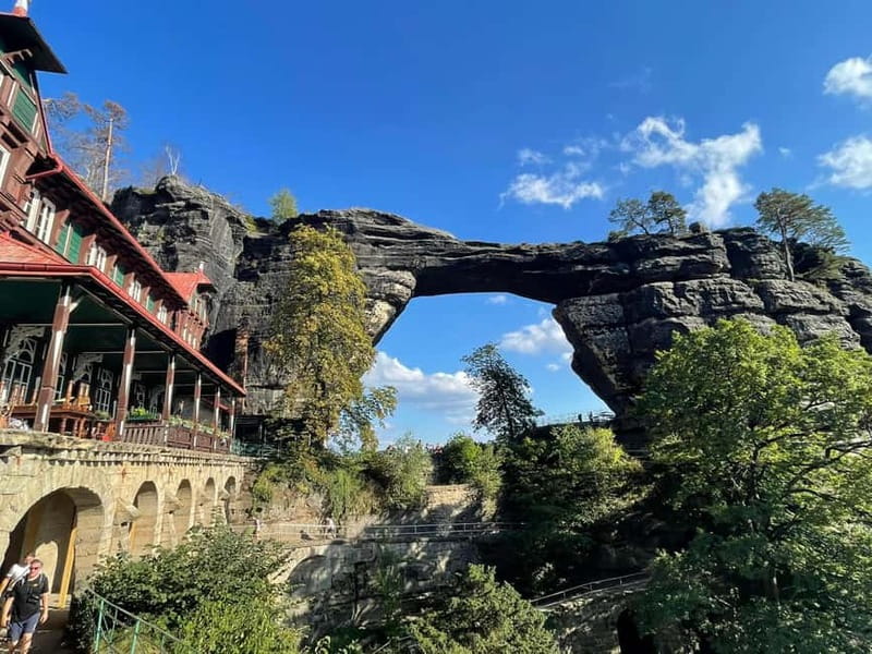 Prague: Escape the City - Bohemian & Saxon Switzerland Trip - Leaving Prague in a small van