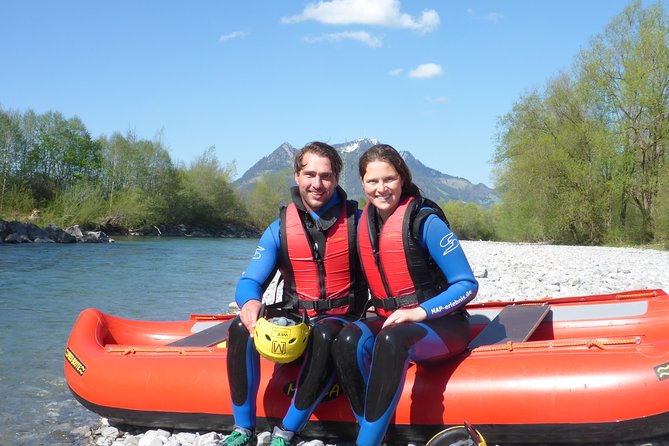 Rafting classic Iller - Level 2 white water tour - Paddling the Iller instead of just riding it