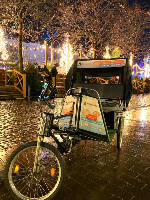 Rickshaw Glühwein Ride - What the winter Glühwein setup really means