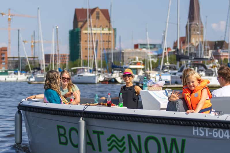 Rostock: Electric Boat Rental on the Warnow River - A one-hour route for a quick Rostock break