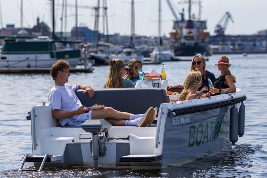 Rostock: Electric Boat Rental on the Warnow River - Why the private group format matters