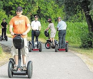 Segway Tour: Old Town Hall, Water Tower & Ehrenhof - Getting comfortable on the Segway