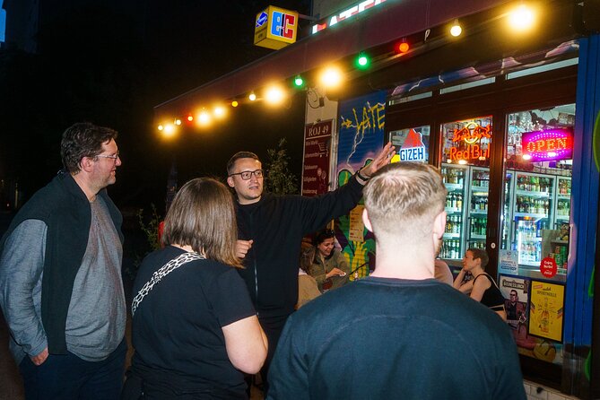 Shared Underground Party Tour in Berlin - Meeting locals at Café ROJ 49