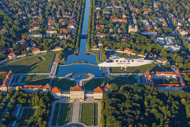 Sightseeing flight Zugspitze Neuschwanstein Castle Alps Munich Augsburg - Bavaria’s lake district, seen in one long sweep