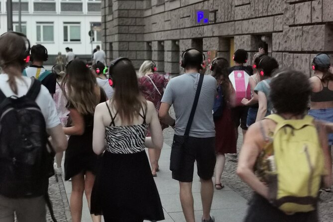 Silent disco through downtown Berlin with flash mobs - The route through central Berlin