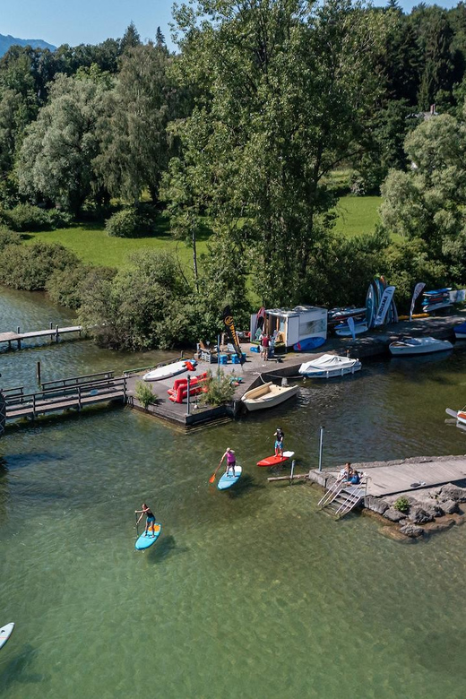 Stand Up Paddling at lake Chiemsee - A gentle workout or a quiet nature break