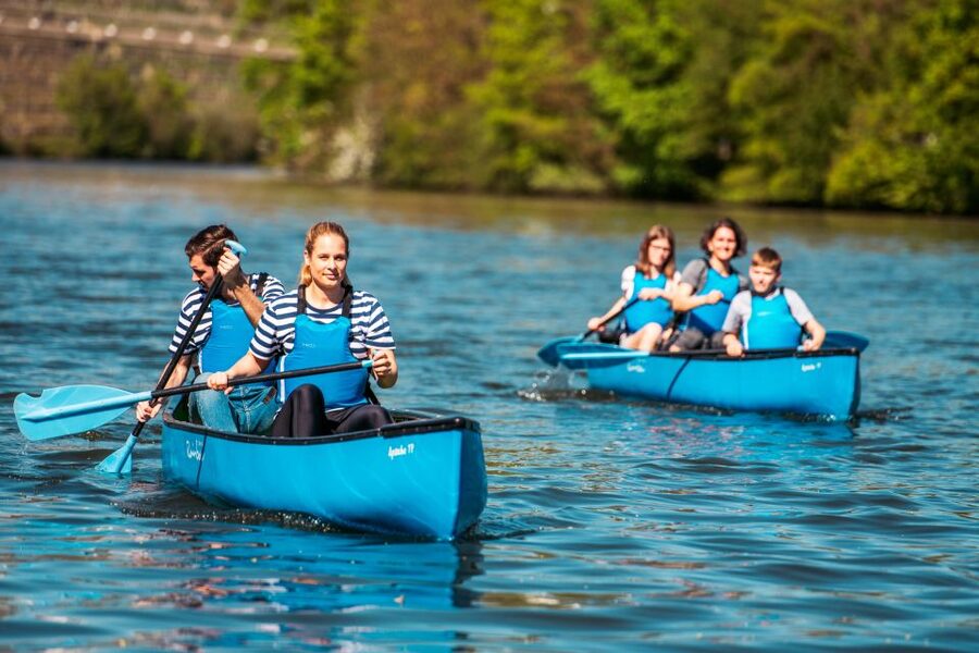 Stuttgart: Canadian Canoe Rental - Reading the route map before you paddle