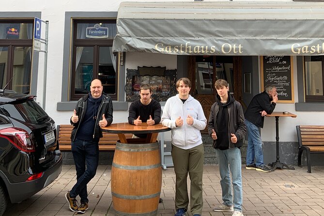 Villingen-Schwenningen Scavenger Hunt and Sights Self-Guided Tour - Reaching Romäusturm and reading the city